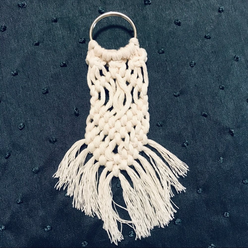 Uniquely Hand Crafted MaCrAmร Keychain Purse Charm~Bรhร Fashion Accessory Lโฅ๏ธVE! - Picture 9 of 16